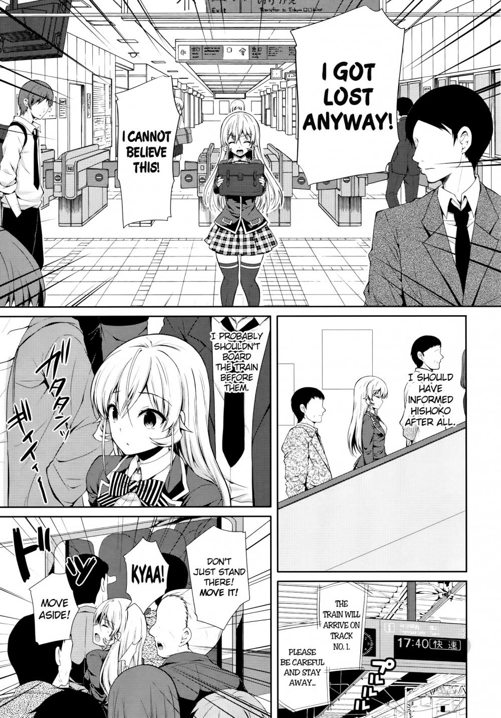 Hentai Manga Comic-Erina-sama Train Molester-Read-6